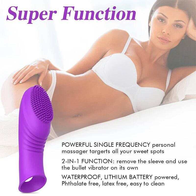Finger Vibrator for G-Spot, Clitoral, & Vaginal Stimulation | Orgasm Massager & Masturbator | Lesbian Toy