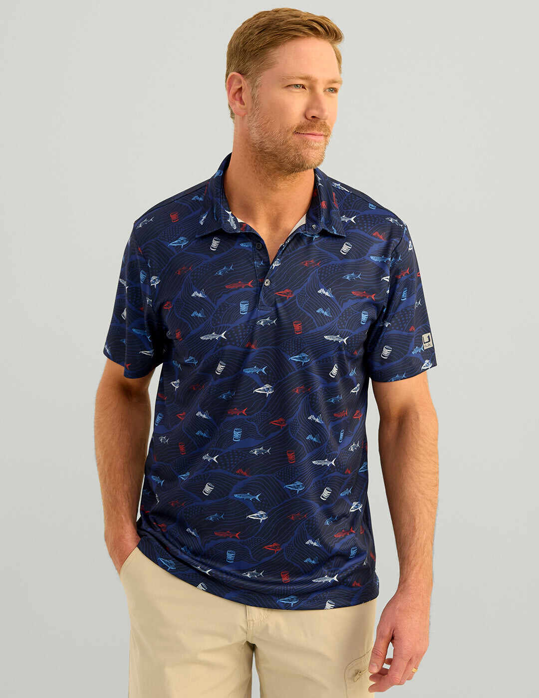 KC Print Pursuit Performance Polo