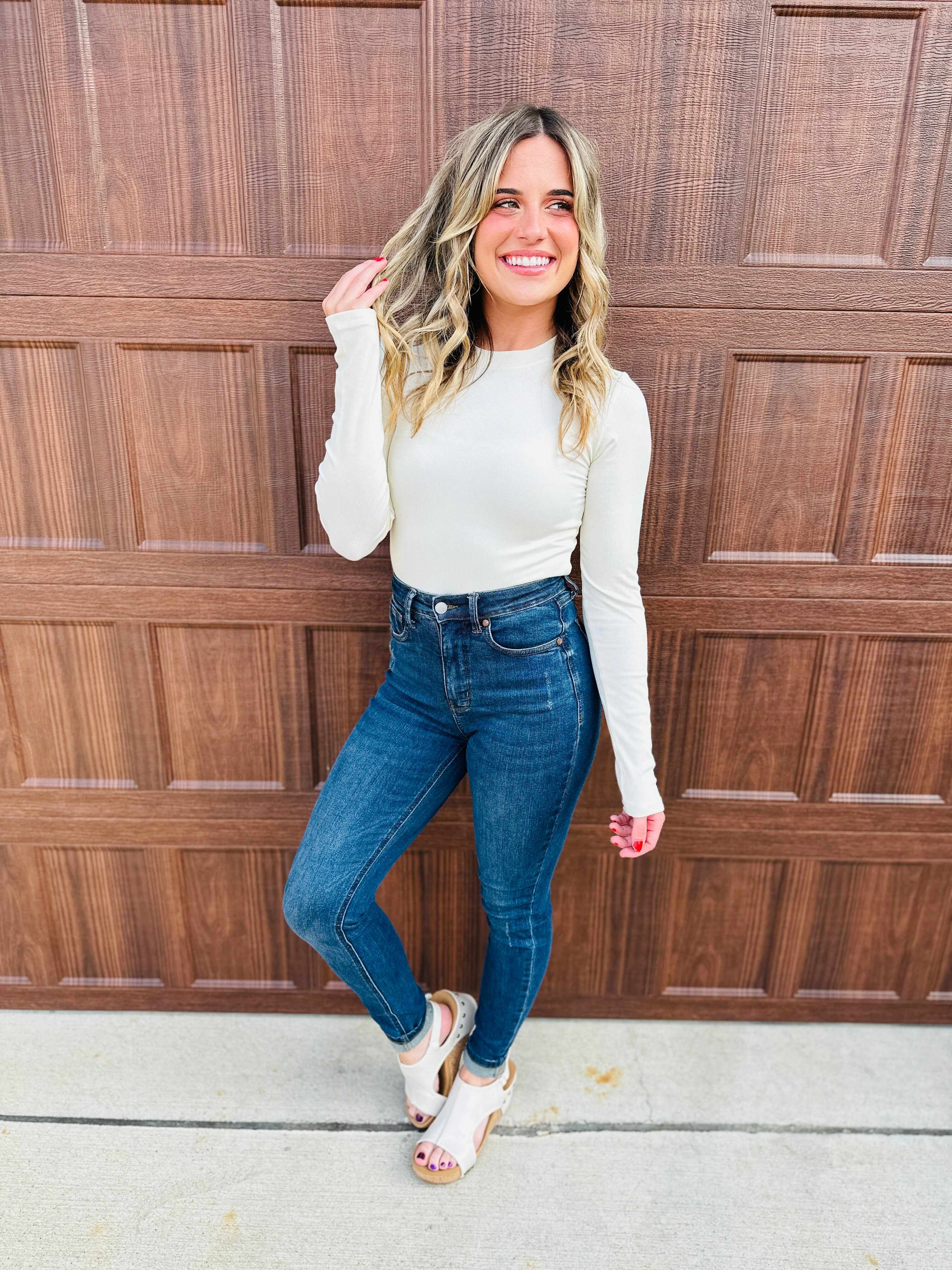 REG/CURVY Triple Trouble Tummy Control and Butt Lifting Skinny Jeans