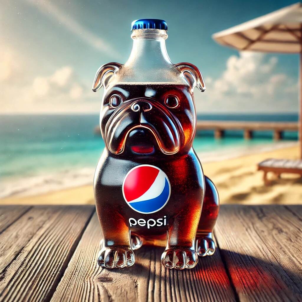 Bulldog Soda Bottle