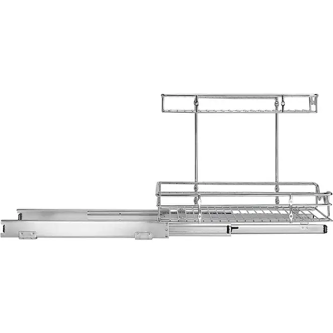 Hold N' Storage - 2 Tiers Under the Sink Organizer and Storage Pull Out