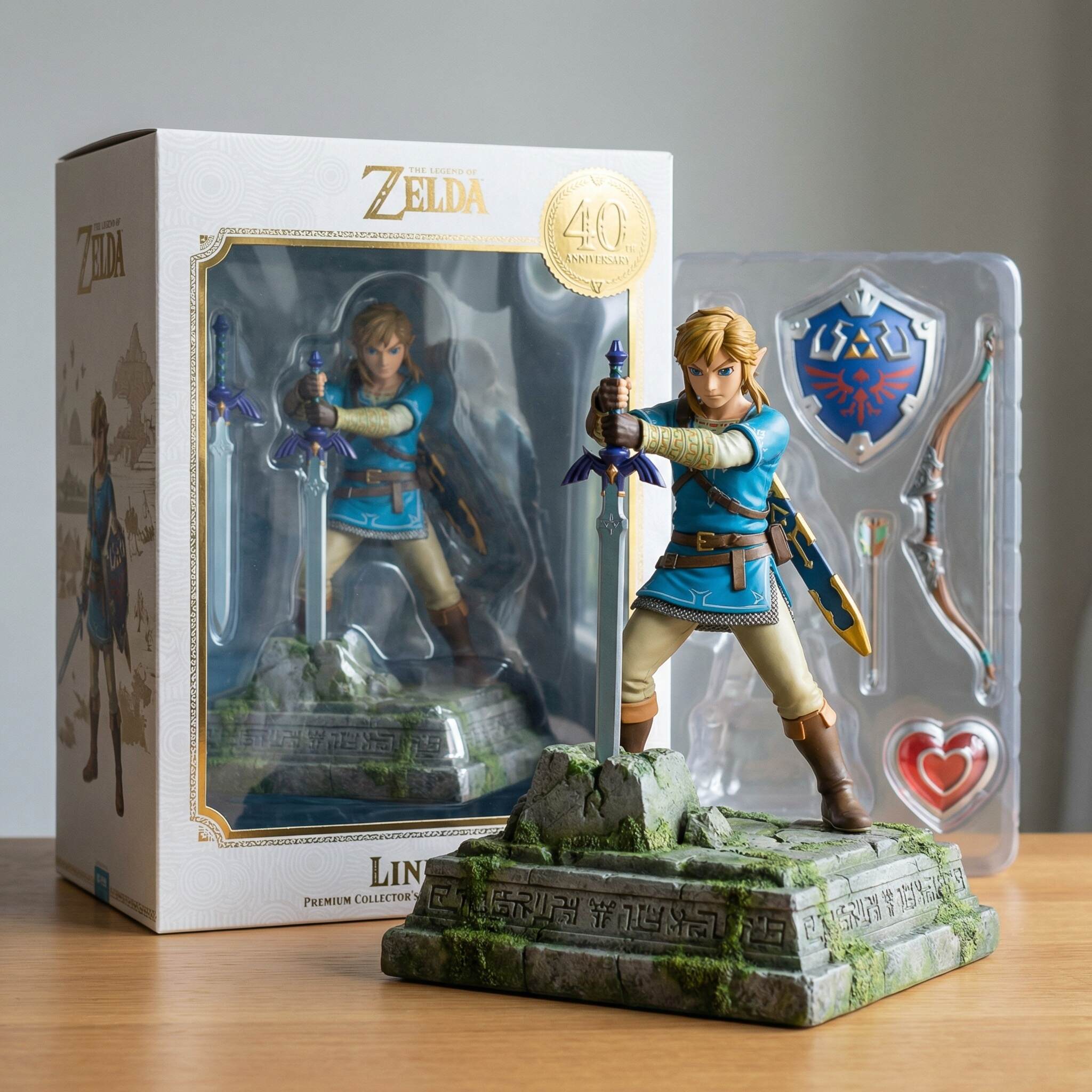 🔥 The Legend of Zelda 40th Anniversary “Hero’s Awakening” 1/6 Scale Dual Collector Set