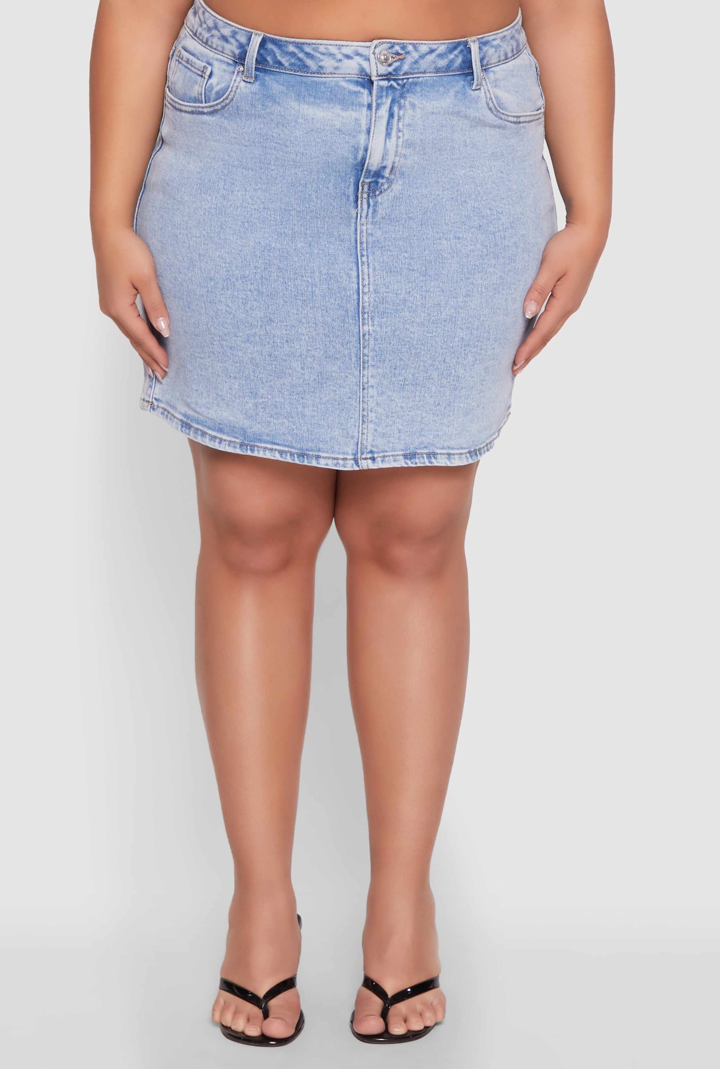 Plus Size WAX High Waisted Skirt
