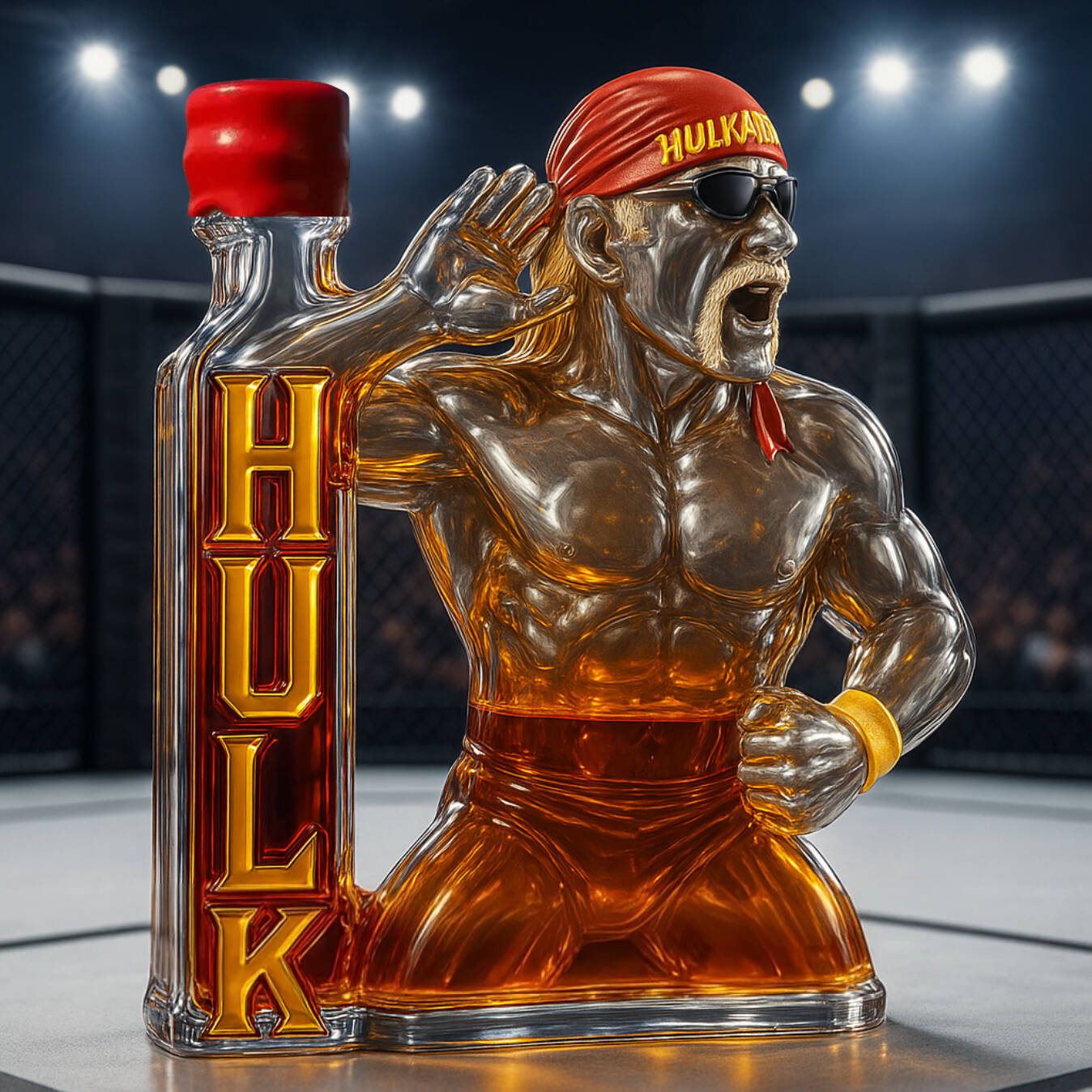 🕯️ HULK HOGAN 1953–2025 Memorial Whiskey Bottle