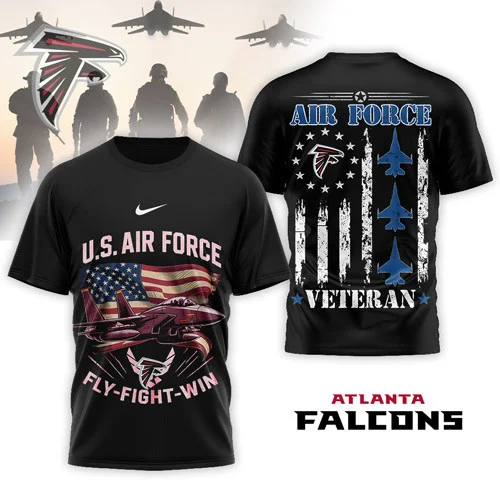 Atlanta Falcons | Premium NFL Air Force Veteran 3D Shirt NP
