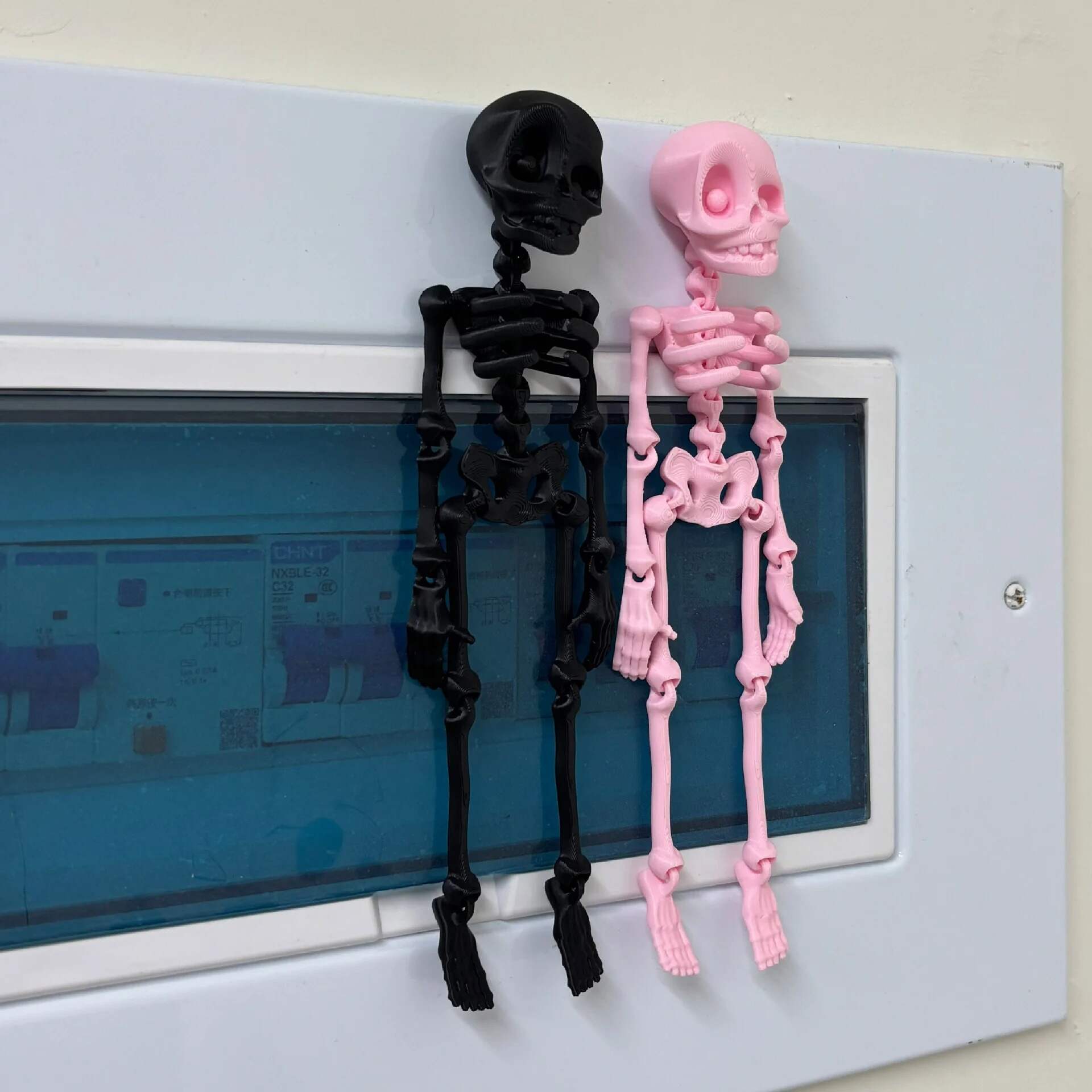 🎃Halloween Hot Sale 49% OFF 💀✨3D Printed Vintage Skeleton Magnetic Figurine 🎃