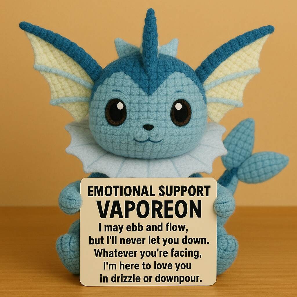 Eevee Hand-Crocheted Emotional Support