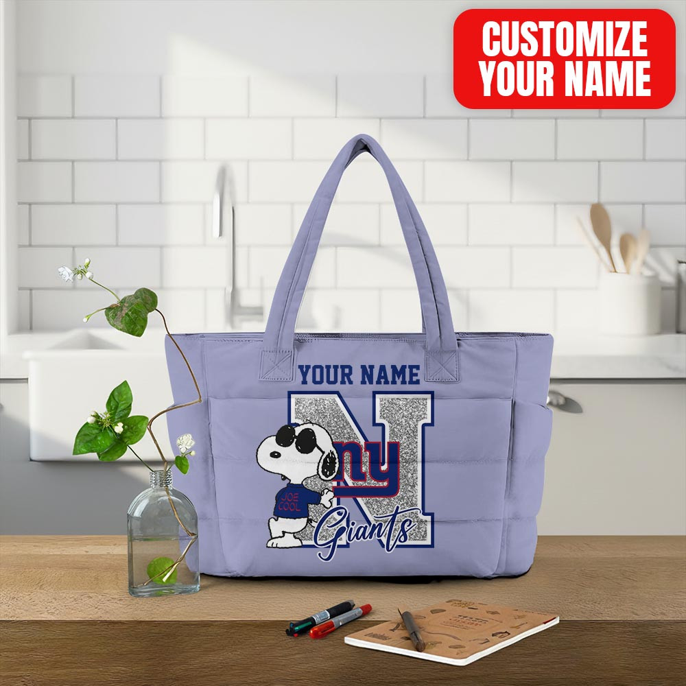 New York Giants | Premium NFL Snoopy Tote Bag MM