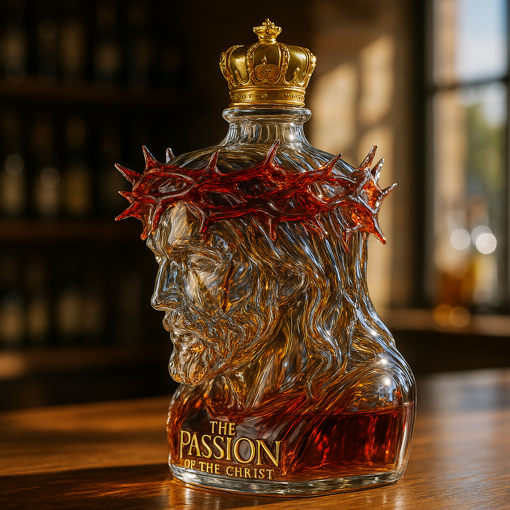 Passion of the Christ Commemorative Whiskey Bottle