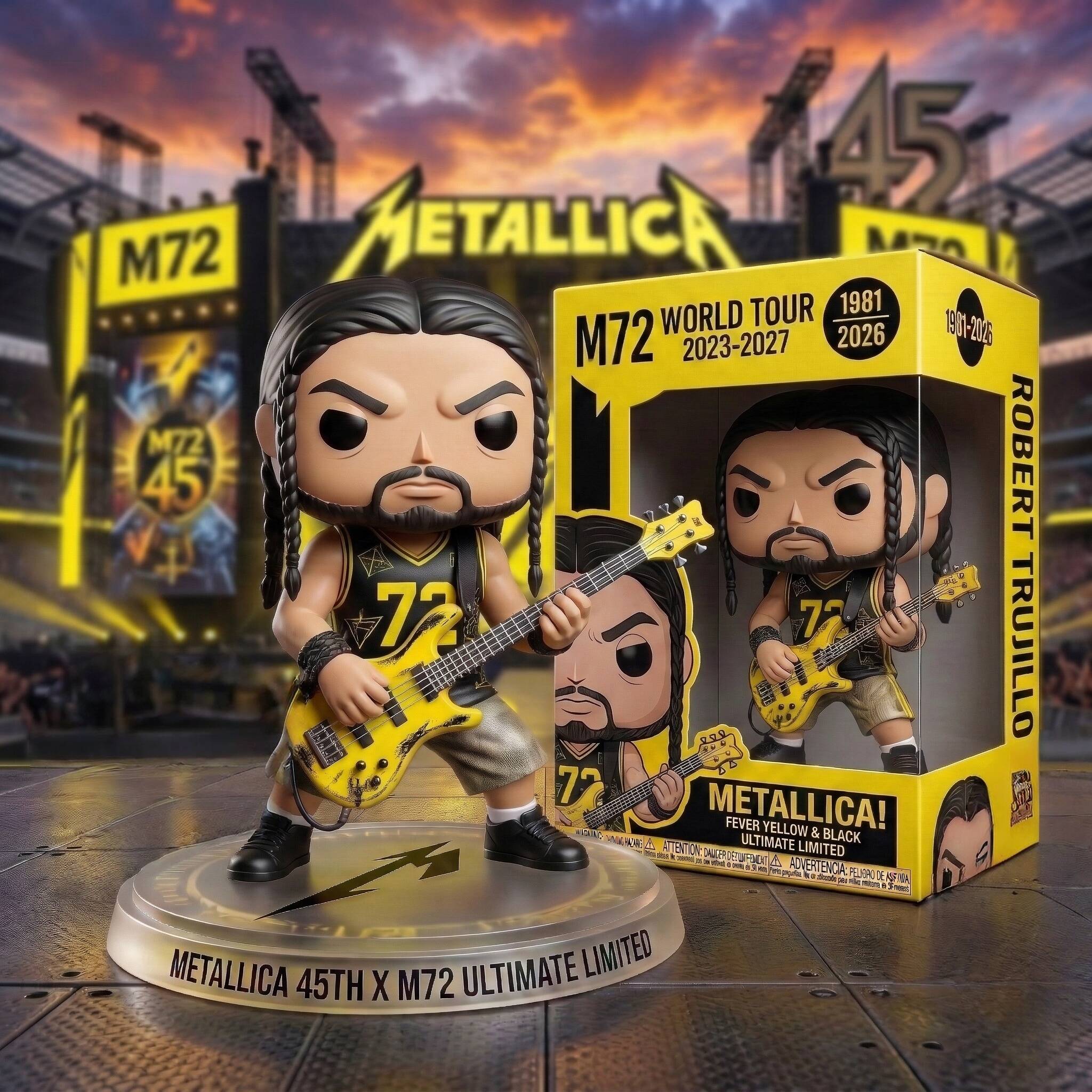 Metallica: 45 Years of M72 World Tour Commemorative Pop！Figure