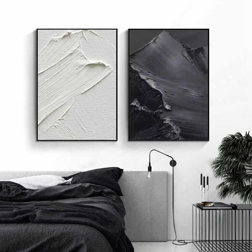 Handcrafted Monochrome Wall Art