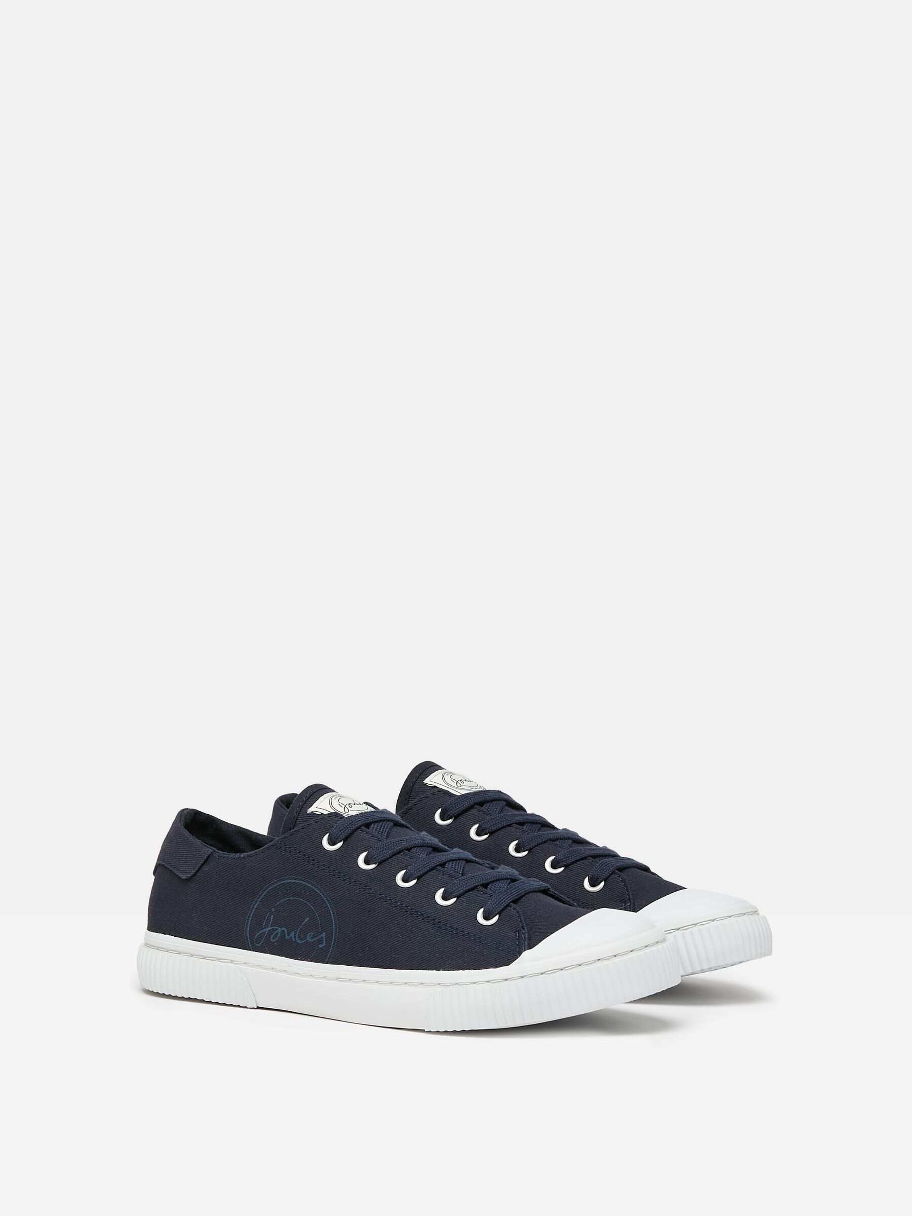 Coast Navy Blue Canvas Pumps
