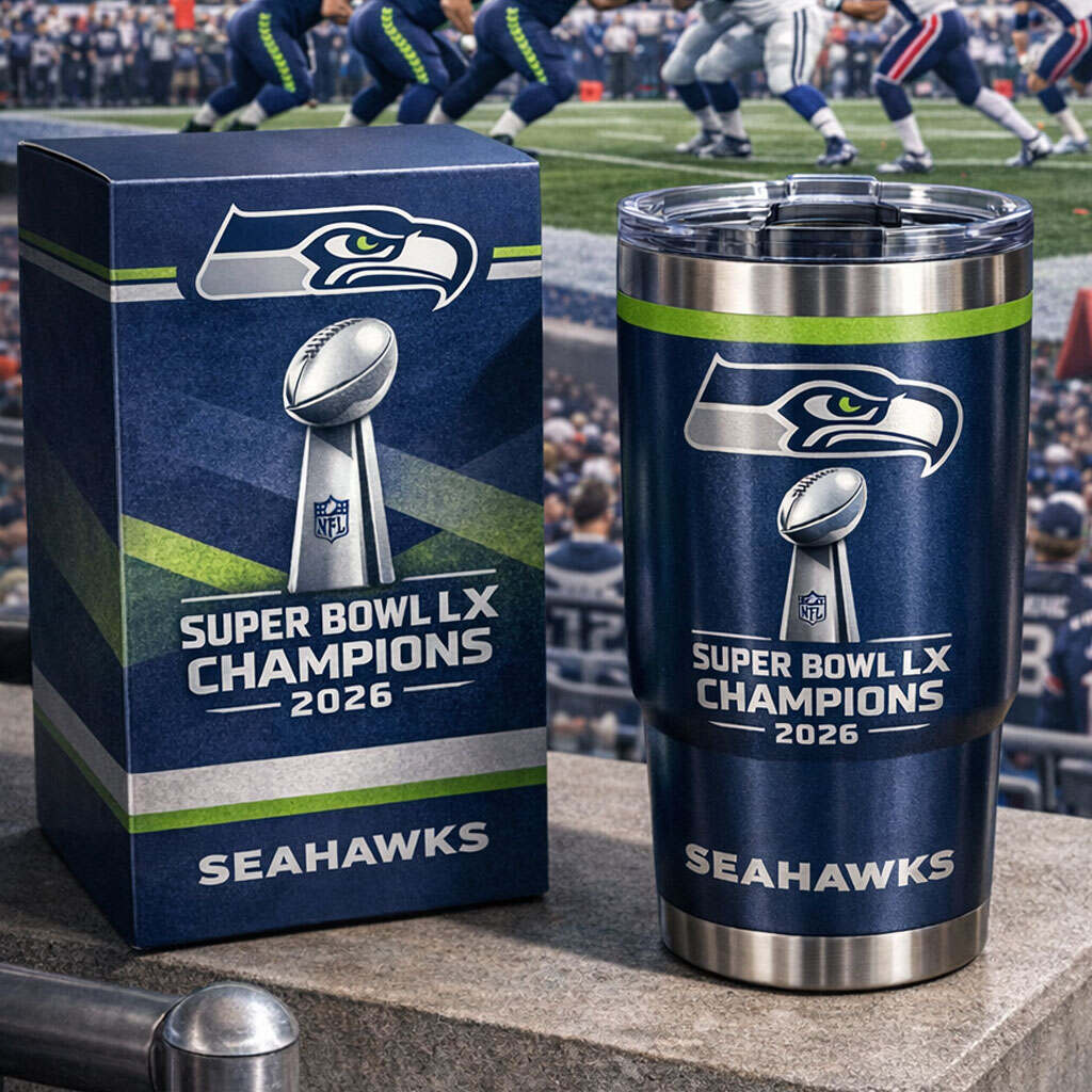2026 Seahawks Super Bowl LX Champion Tumbler