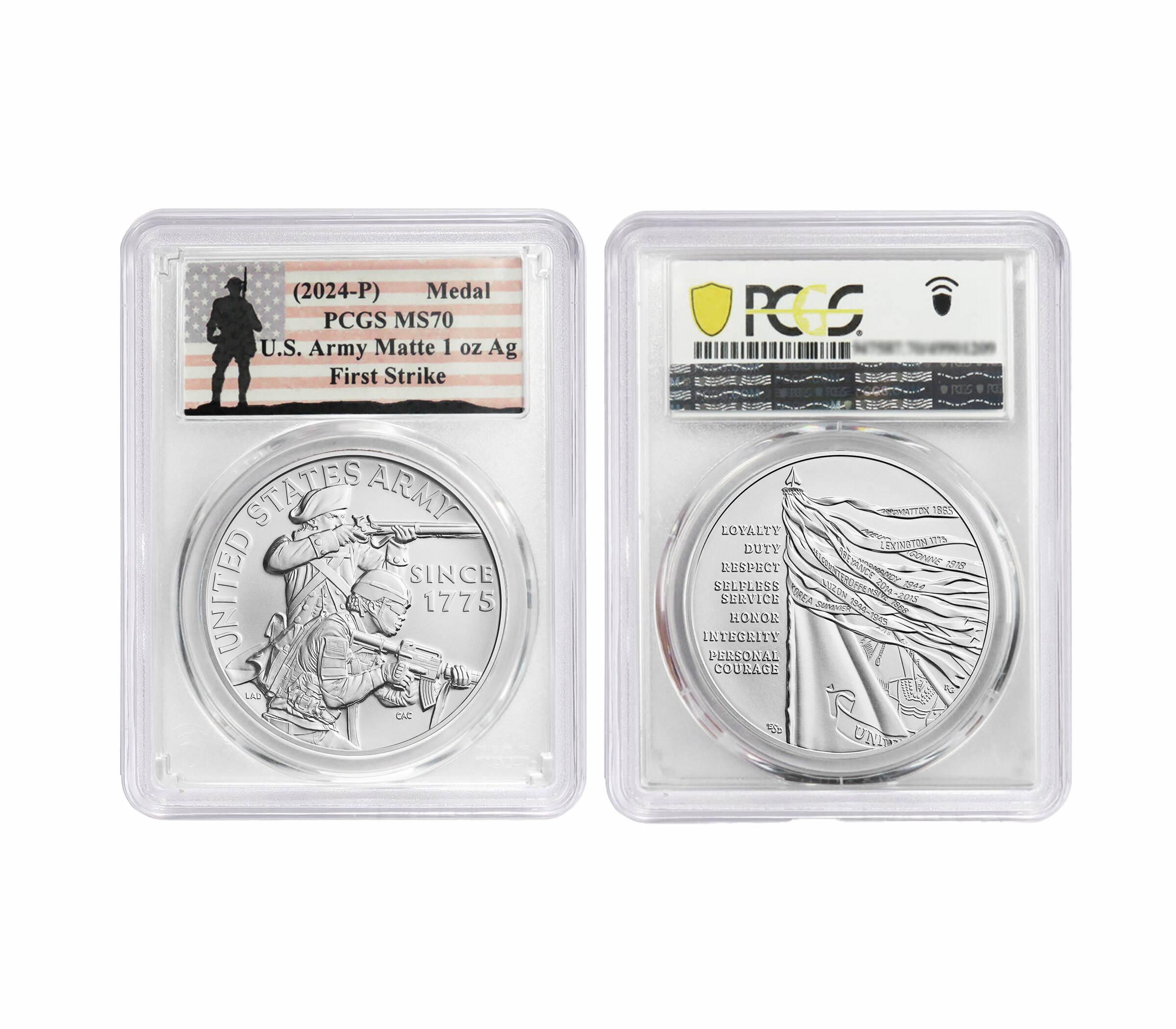 U.S. Army One-Ounce Silver Medal