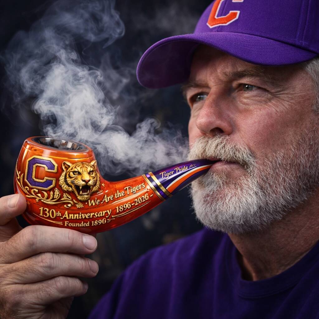 Clemson Tigers 130th Anniversary Pipe