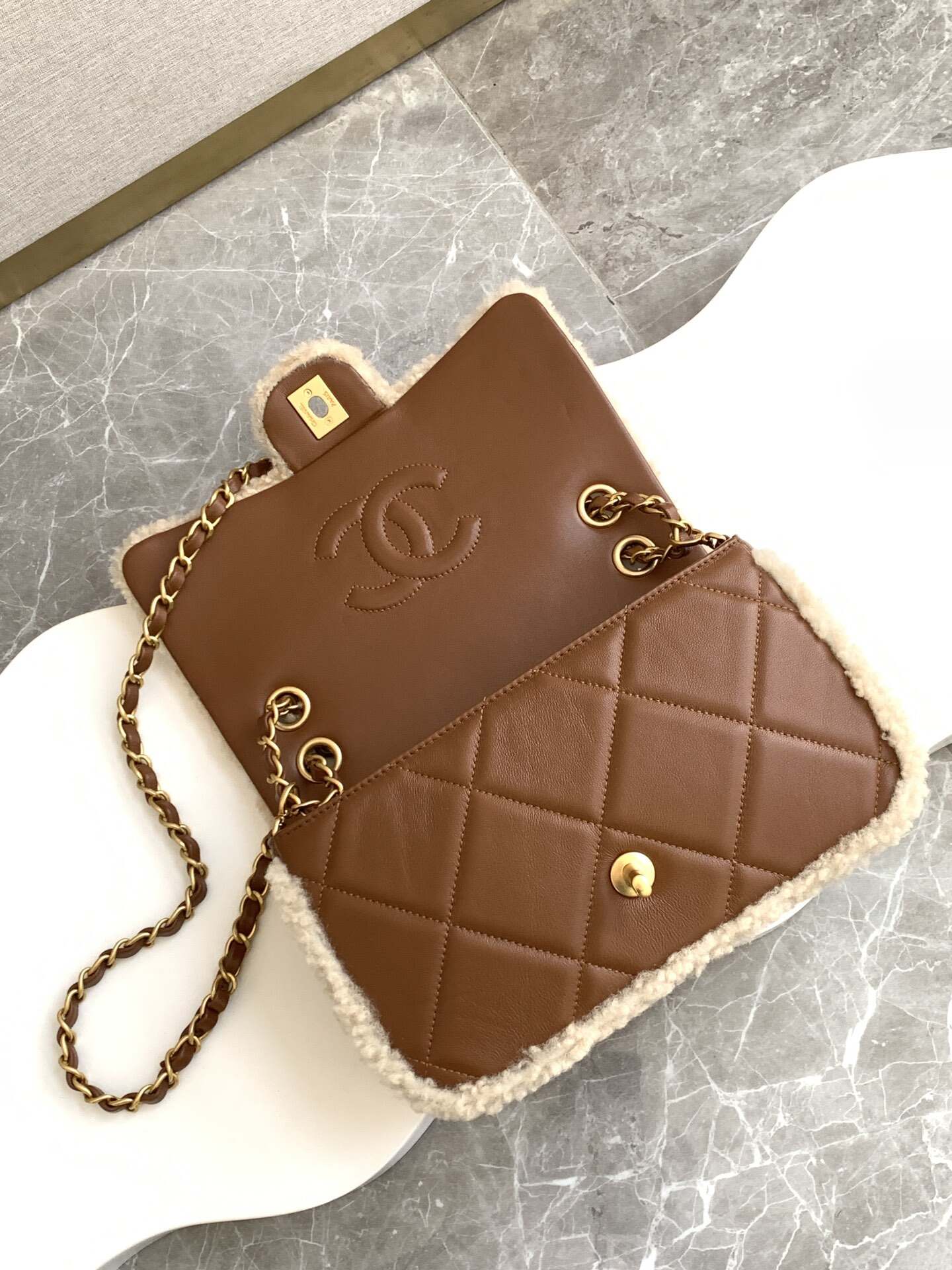 Chanel 24K Teddy Lamb Fur CF Series: Adorable to the Max!