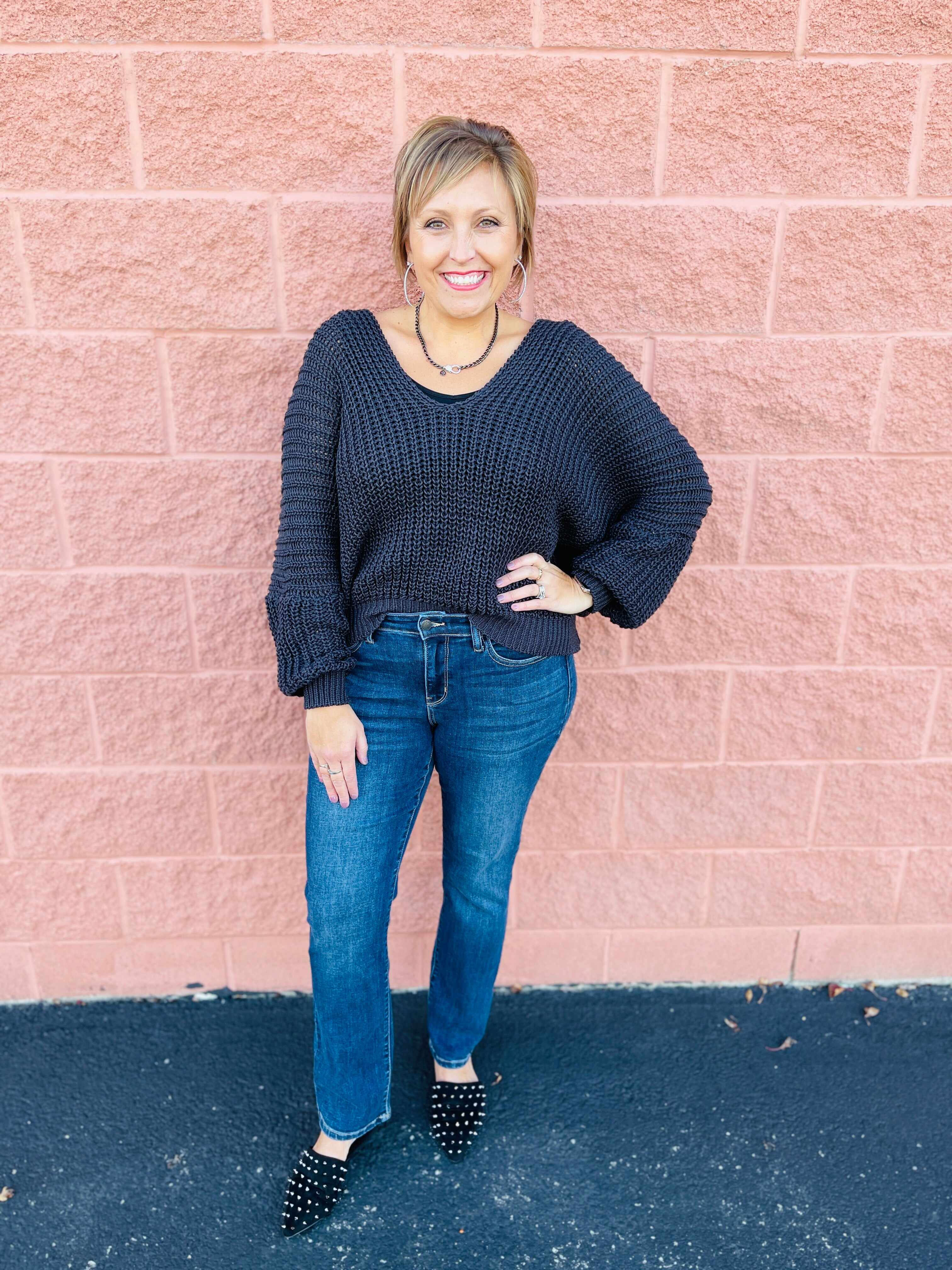 Plus/Reg Back To The Basics Straight Leg Jeans