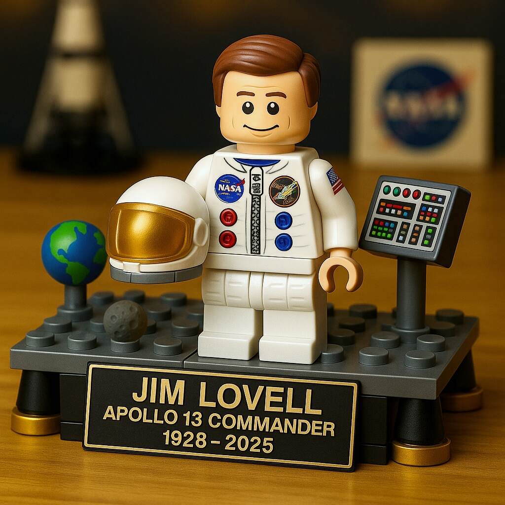 Jim Lovell - Apollo 13 Commander Building Block Set