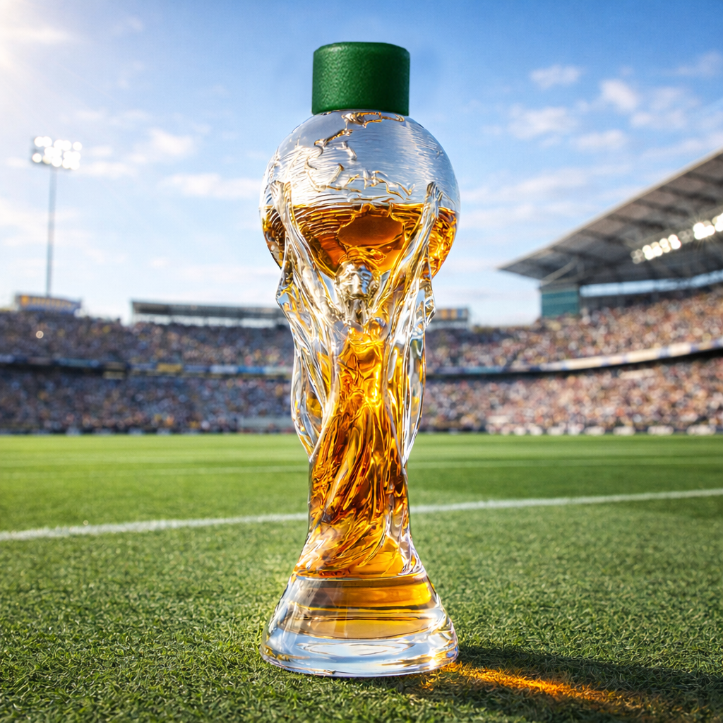 FIFA World Cup Champion Trophy Whiskey Bottle