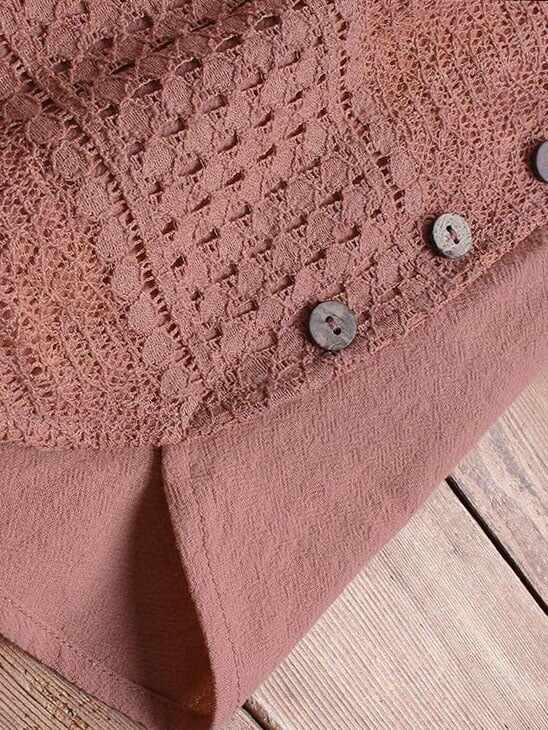 Casual Solid Color Long Sleeve Shirt