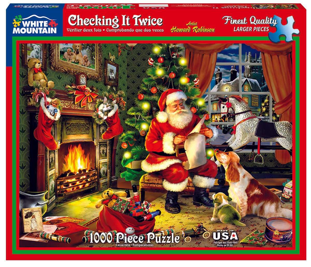 Checking It  Twice (486pz) - 1000 Piece Jigsaw Puzzle