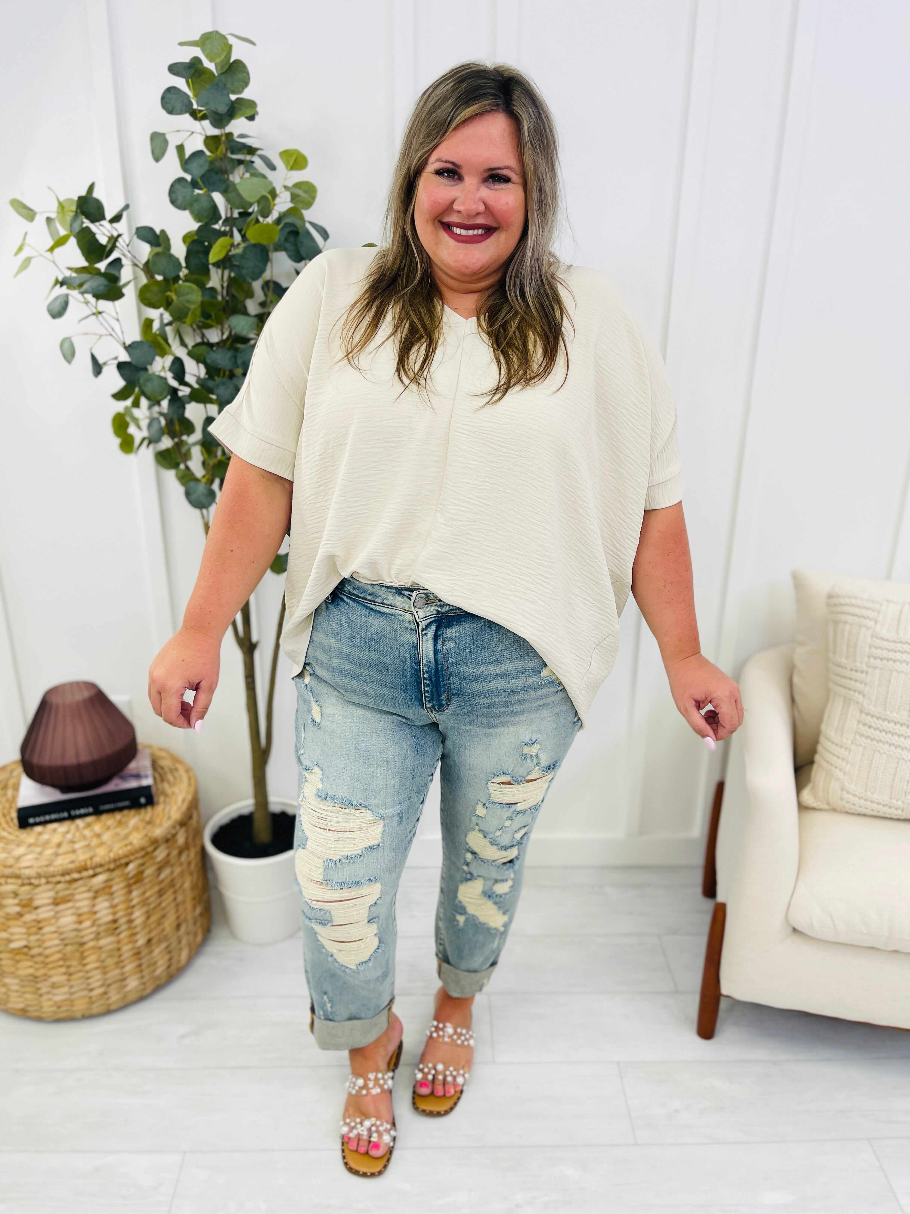 REG/CURVY Cuff It Boyfriend Jeans