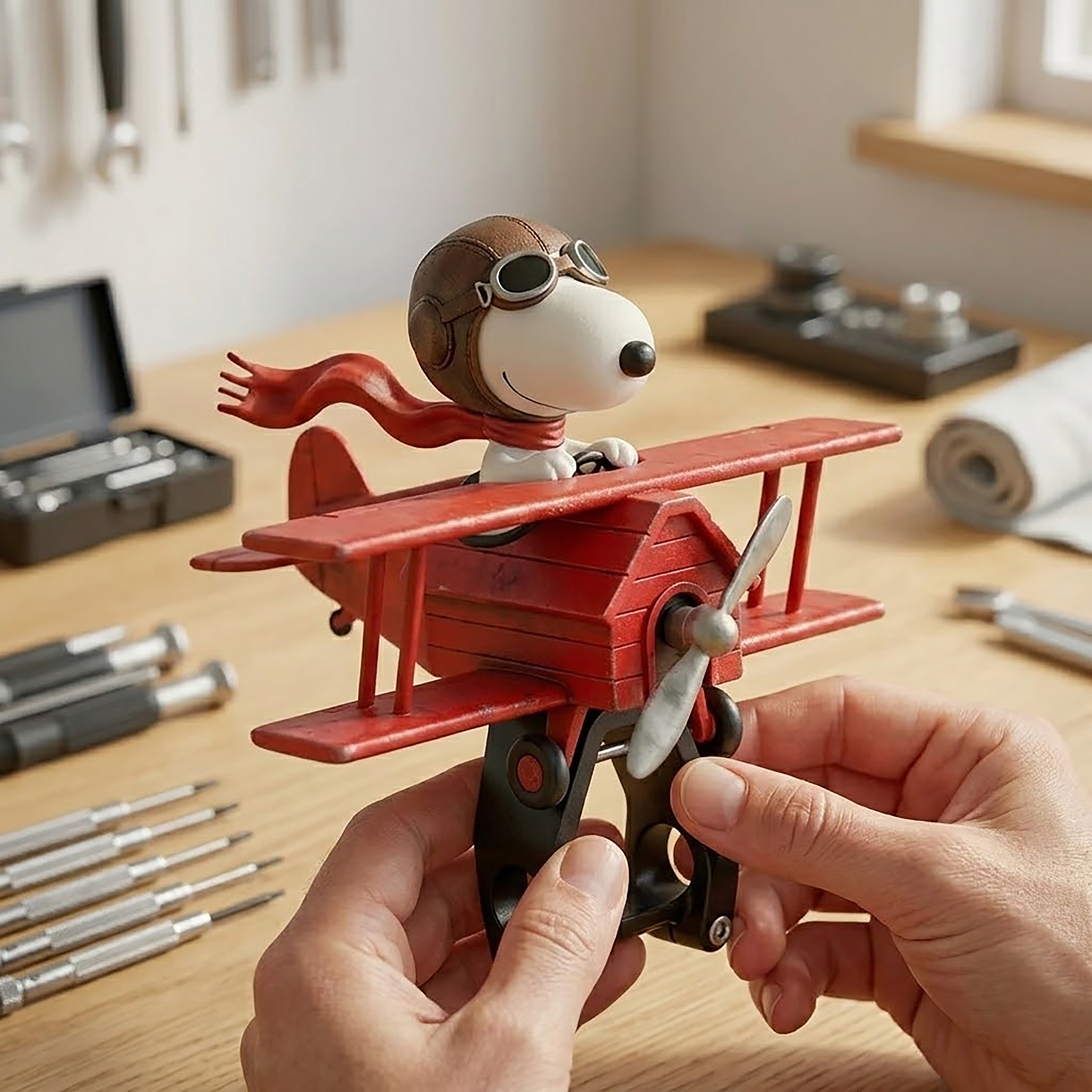 🚲 Snoopy Aviator Multi-Use Ornament