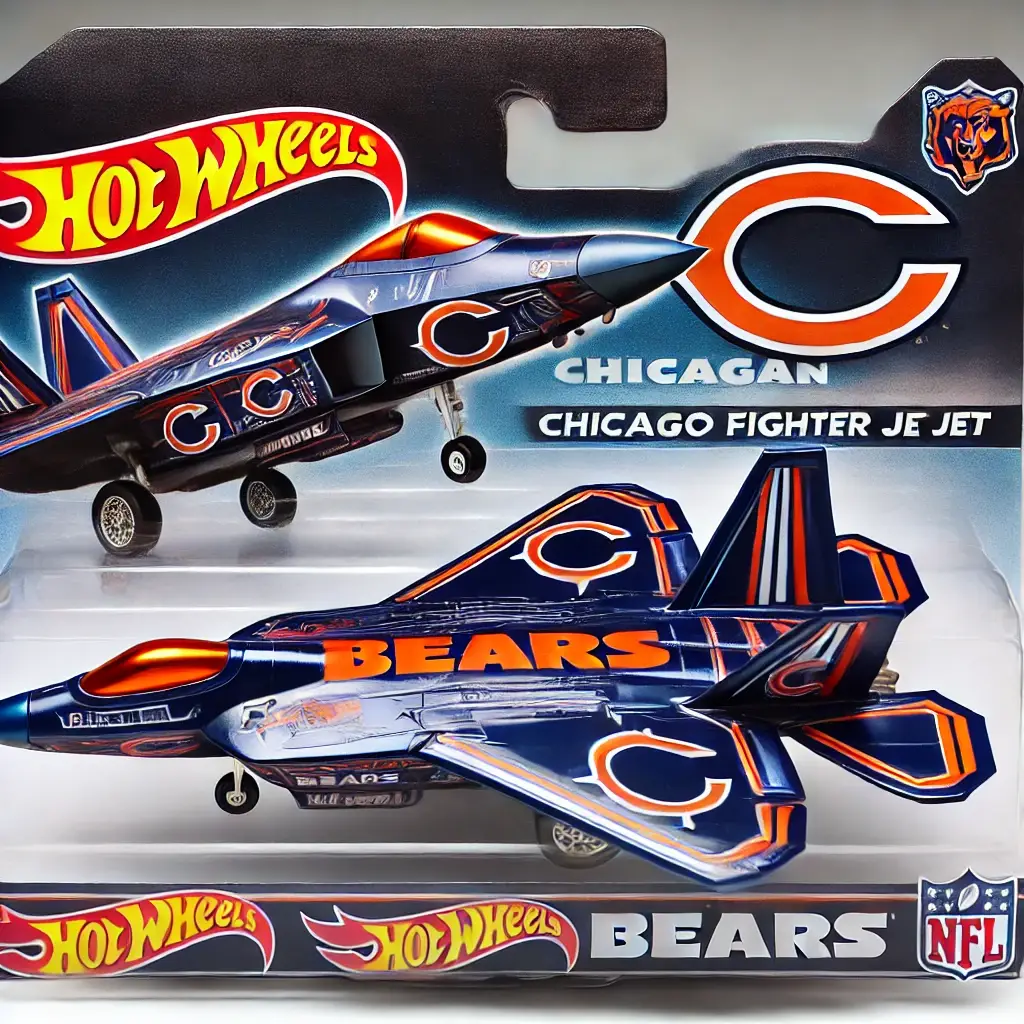 Hot Wheels x NFL F-22 Fighter