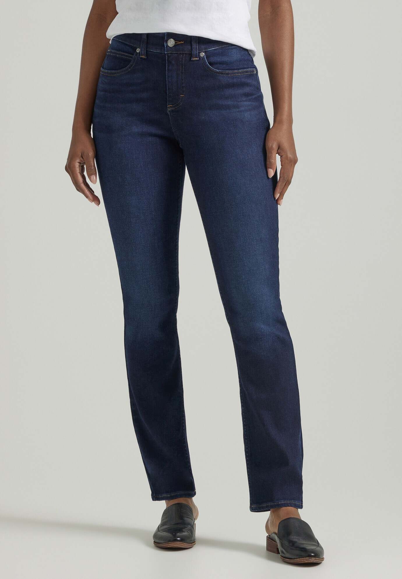 Ultra Lux Comfort With Flex Motion Stright Leg Jean Jean