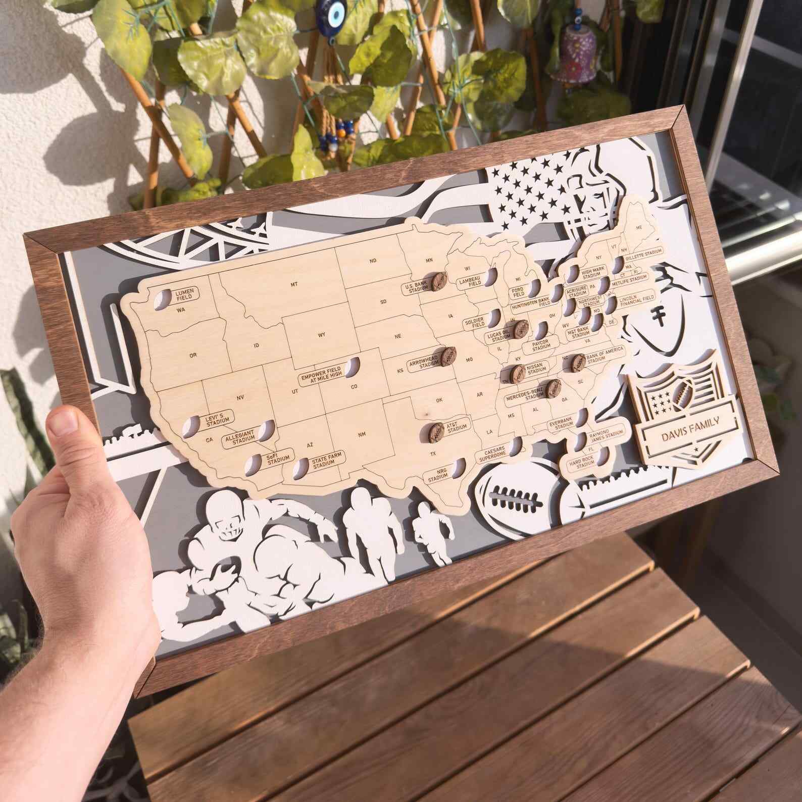 Stadium Travel Map Tracker