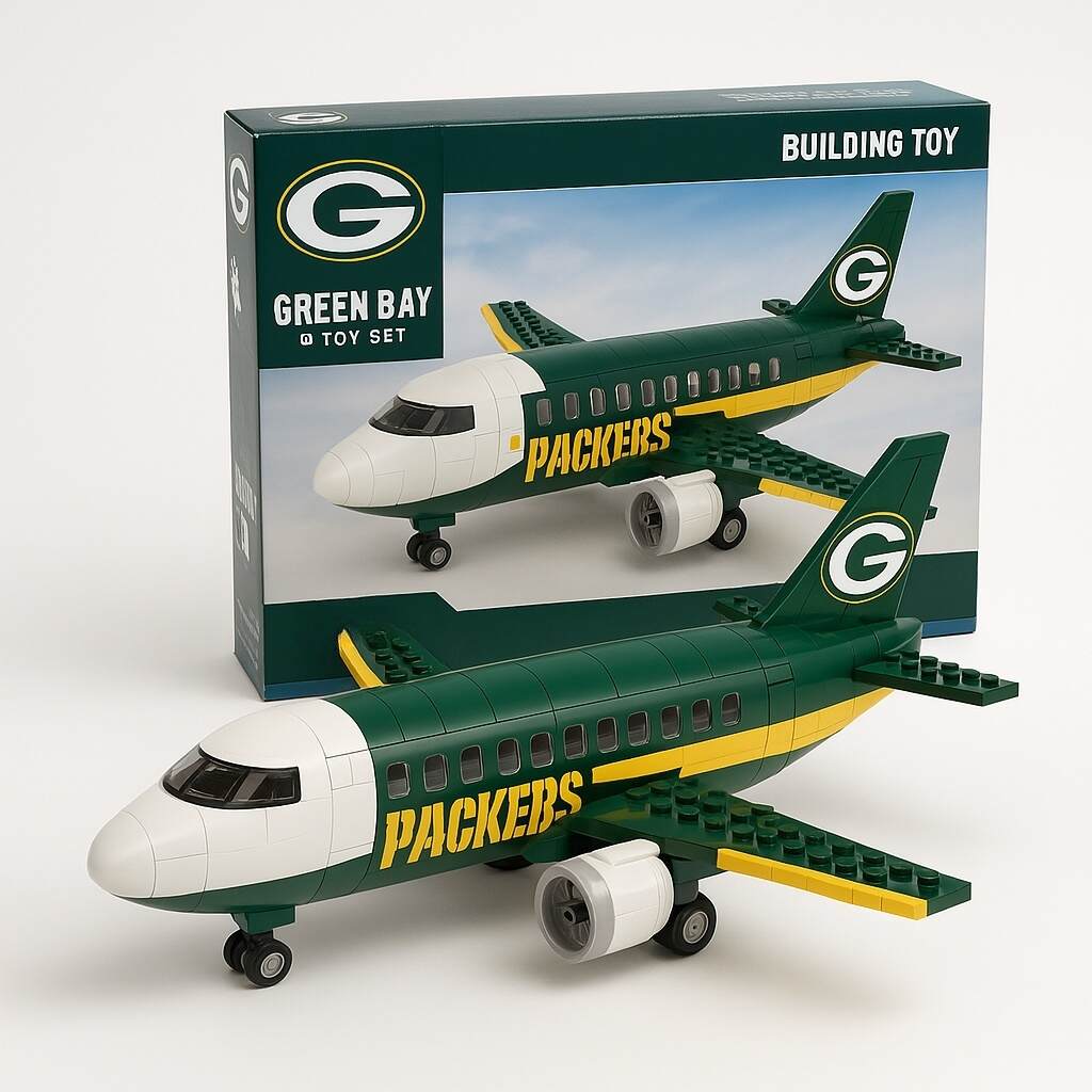 Football Team Airplanes Building Blocks