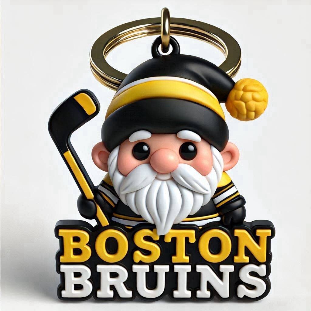 Hockey Gnome Keychain
