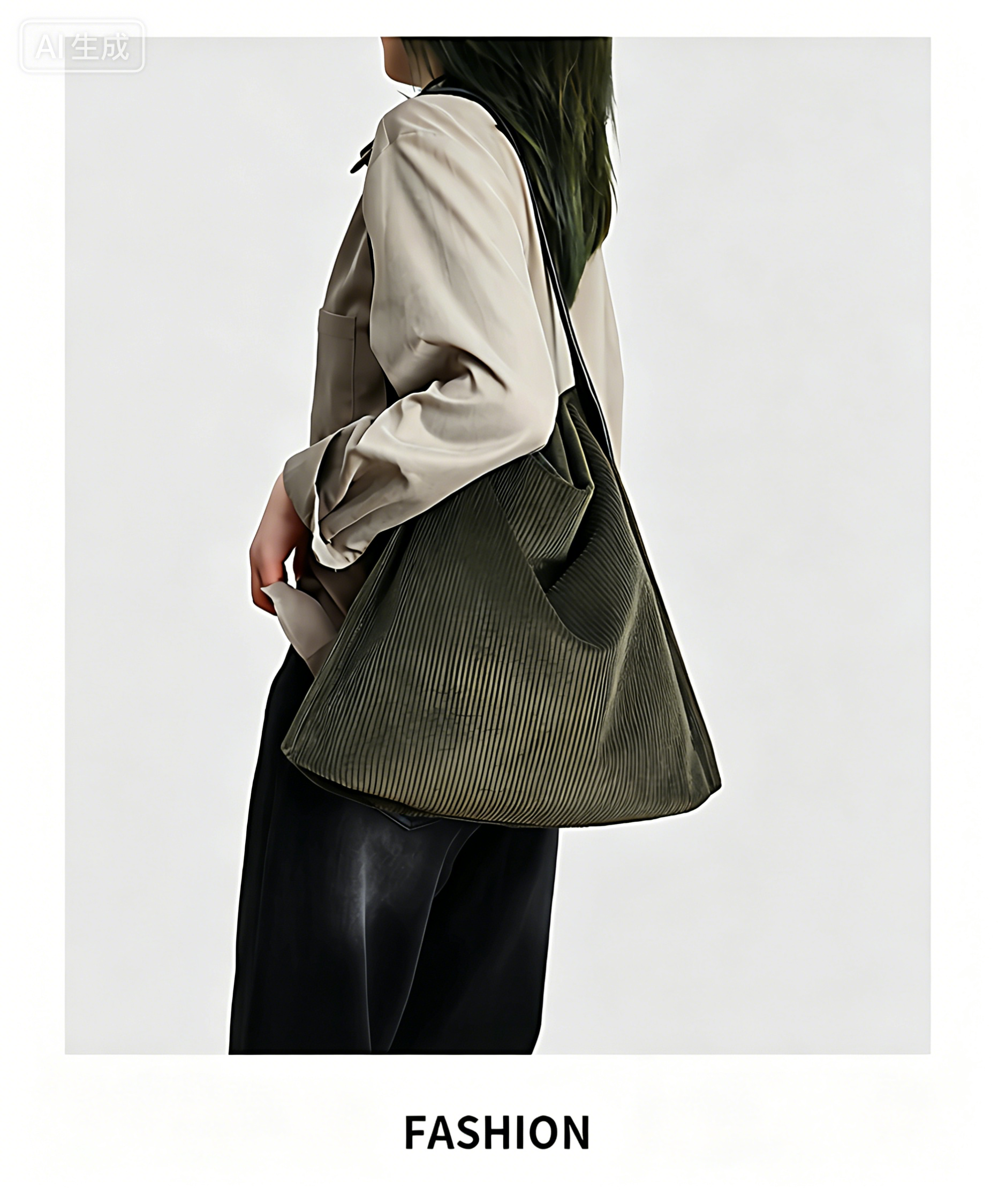 Fashionable womenbag with cowhide leather classic design