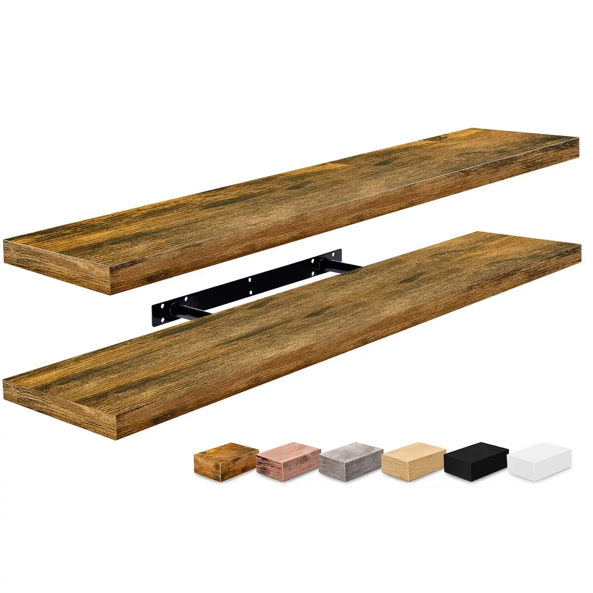 Sorbus Long Floating Shelves for Wall Set of 2 - 35