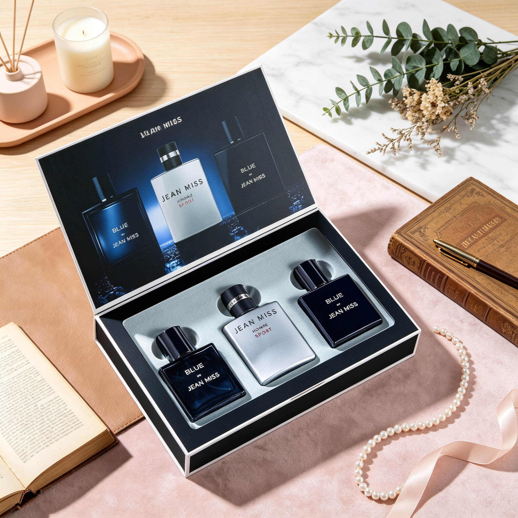 Blue Homme Sport 3 Pcs Men Cologne Gift Set-30ml*3