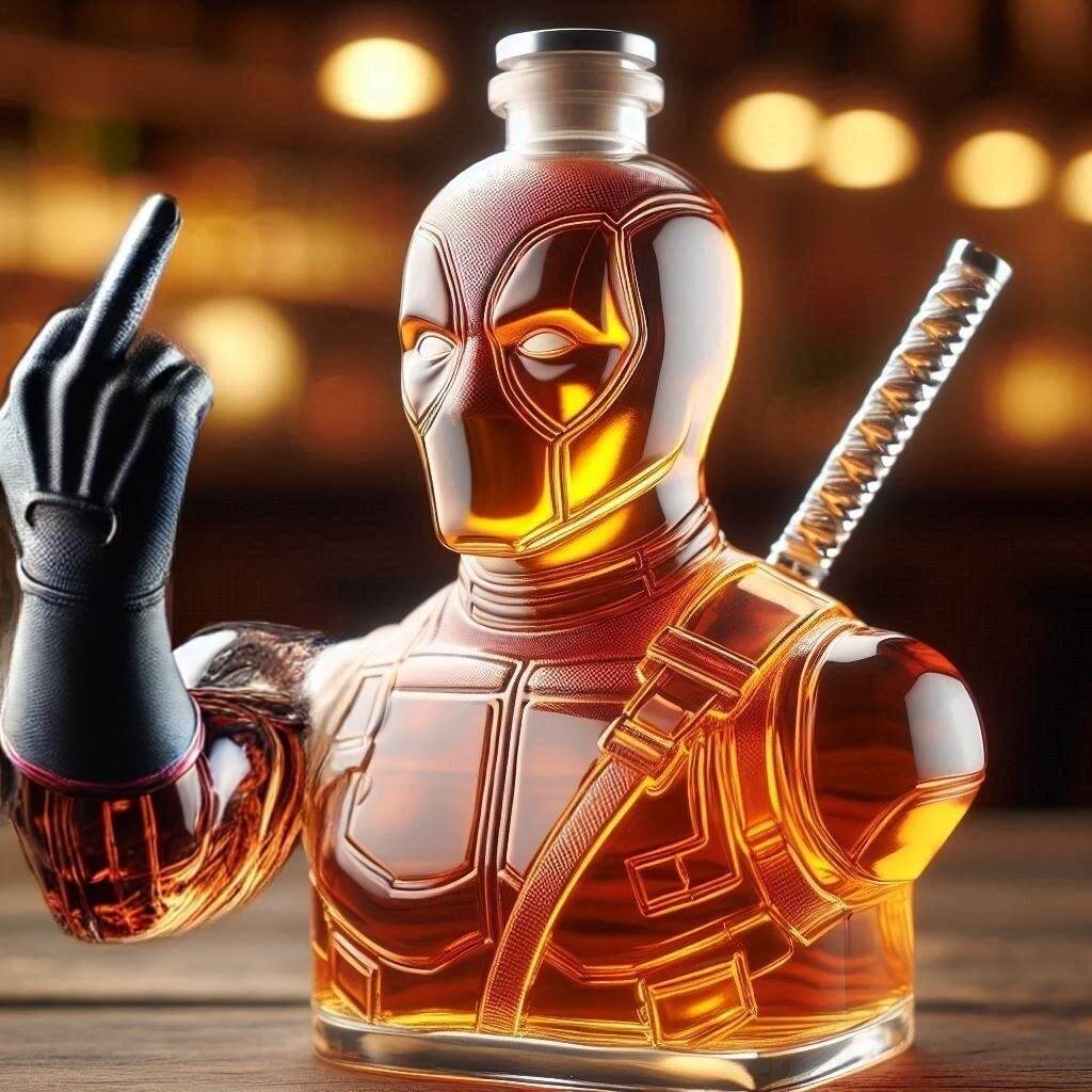 Deadpool 30th Anniversary Collectible Bottle
