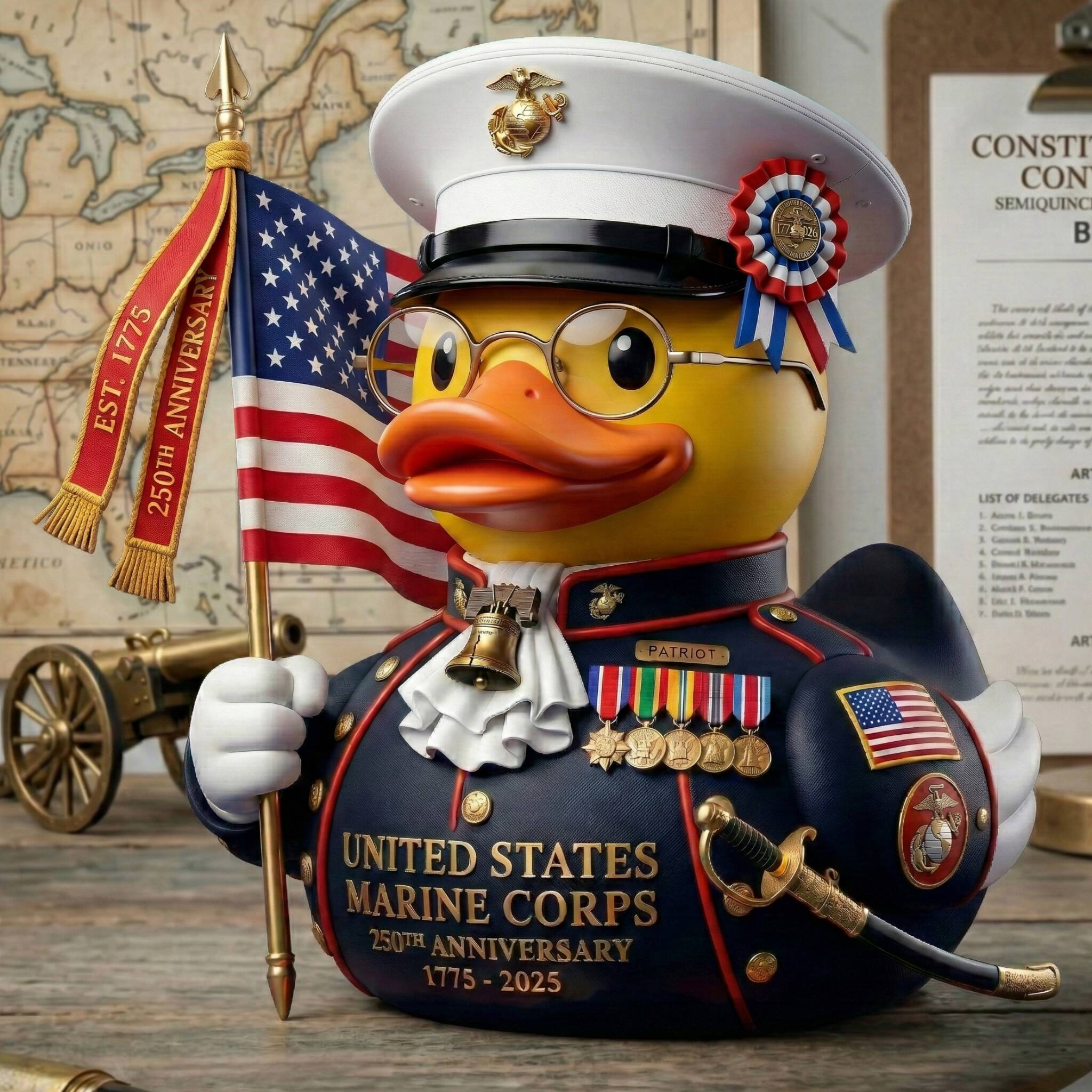 U.S. Marine Corps 250th Anniversary Duck