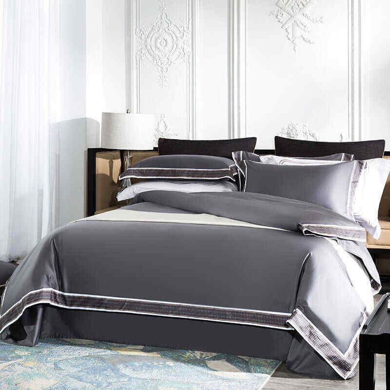 Fezaran Silky Soft Egyptian Cotton Duvet Cover Set