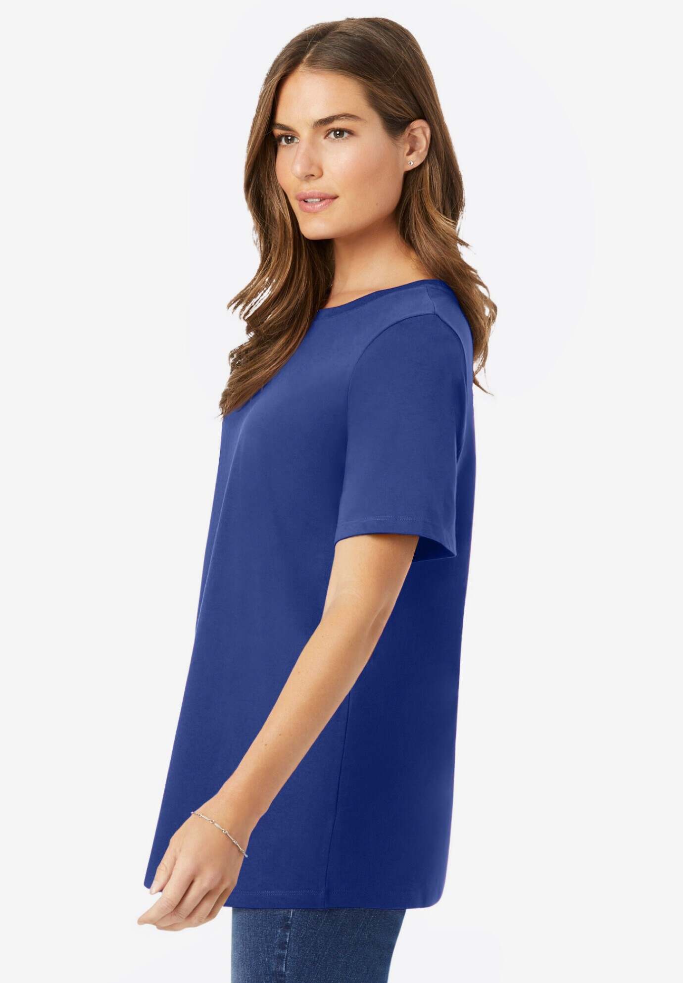 Perfect Short-Sleeve Crewneck Tee