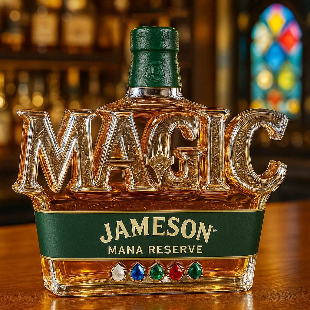 Magic: The Gathering Whiskey Bottle