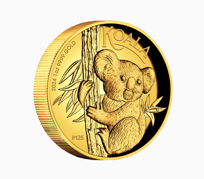 1 oz 2024 Australian Koala High Relief Proof Gold Coin | Perth Mint