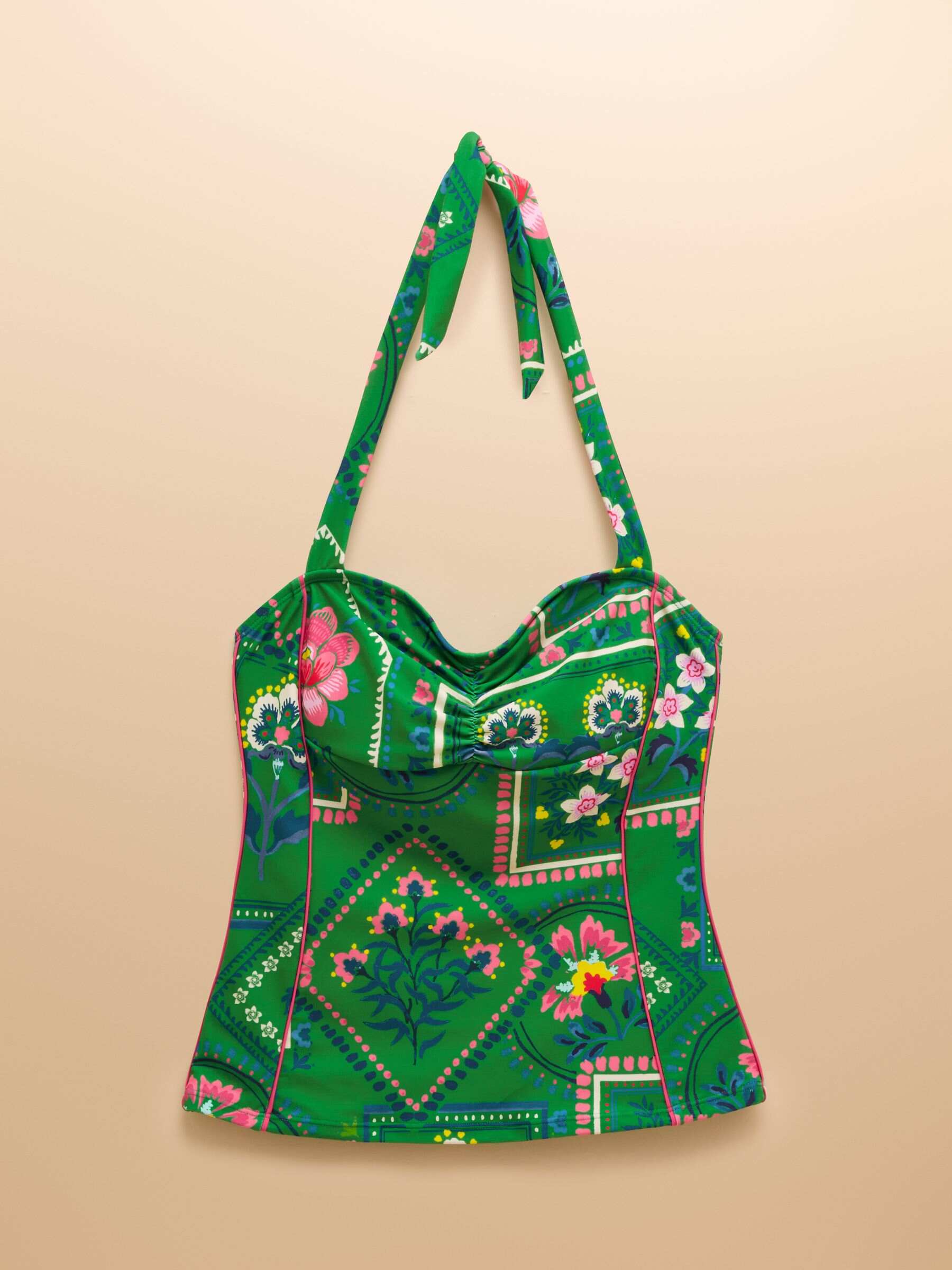 Poppy Green Tankini Top