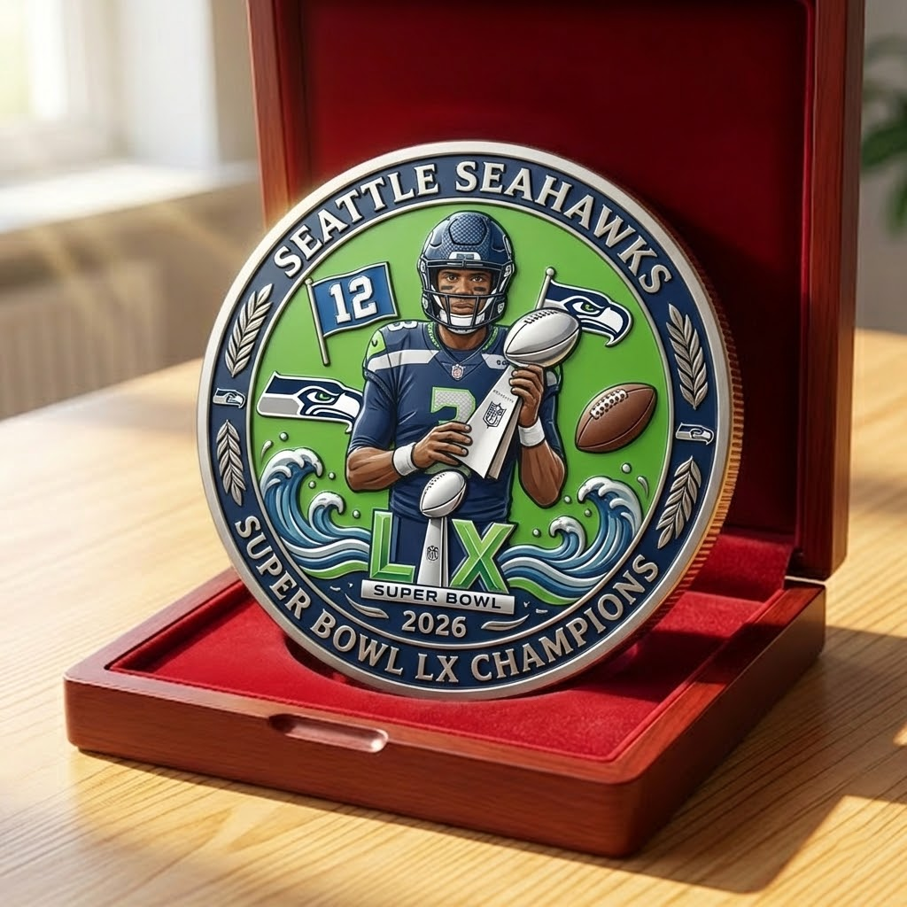 Seattle Seahawks Super Bowl LX Champions Commemorative Coin