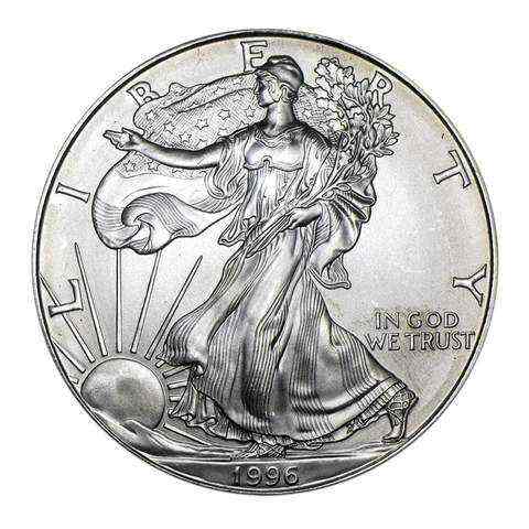 1996 $1 American Silver Eagle MS69 PCGS