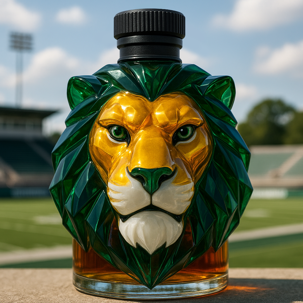 Southeastern Louisiana Lions Whiskey Bottle