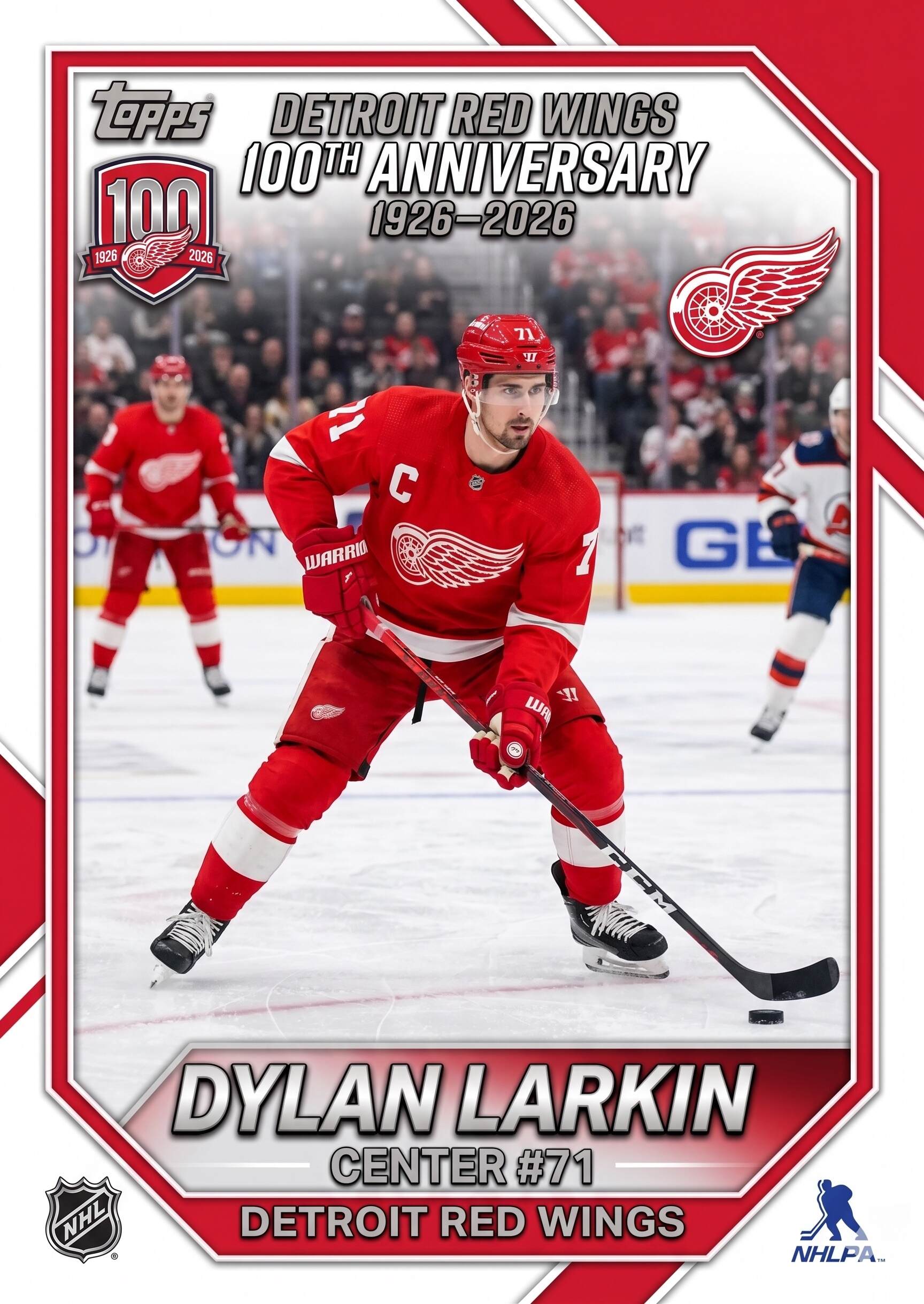 Detroit Red Wings 100th Anniversary 2026 Legacy Collection Hobby Box