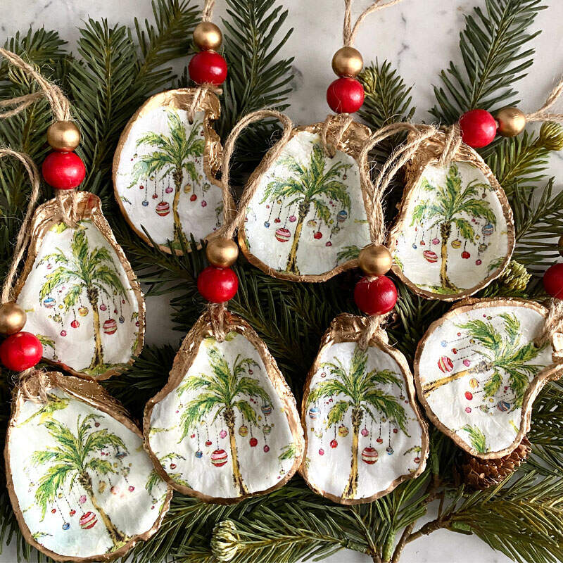 Oyster Shell Ornament