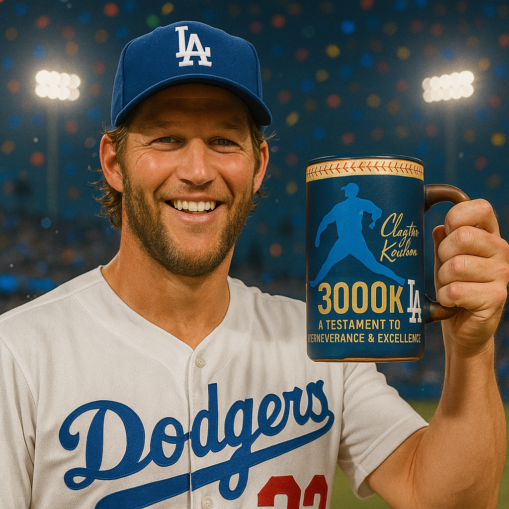 🔥Limited edition🔥Kershaw 3000K Strikeouts Mug