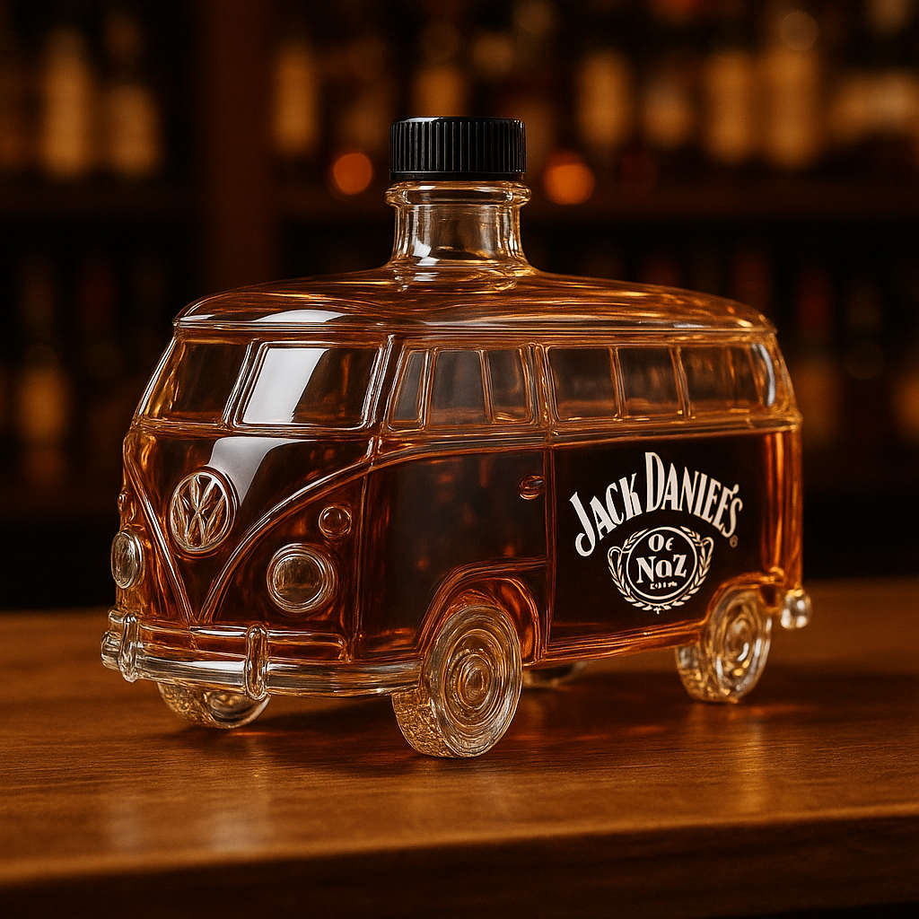 Camper Whiskey Bottle