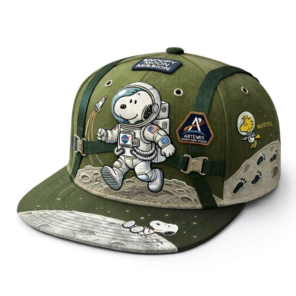 Snoopy Moon Mission Journey Cap